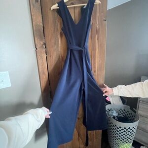 Calvin Klein Navy Blue Jumpsuit